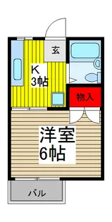 カーサヴェルテ関谷2【2階】の間取り