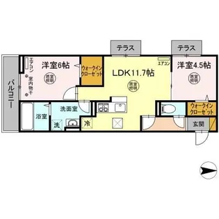 マノア【2階】の間取り