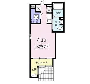 シーサイド タカシマII【1階】の間取り