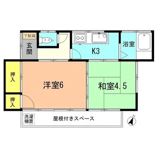 神奈川県平塚市岡崎【一戸建】の間取り