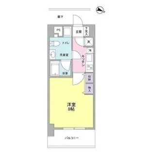 アプリーレ京町堀【3階】の間取り