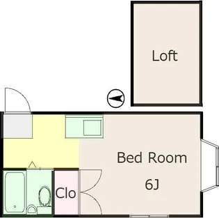 サンライフ大山【2階】の間取り