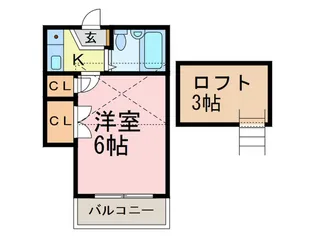 コンフォ-ト中八木【1階】の間取り