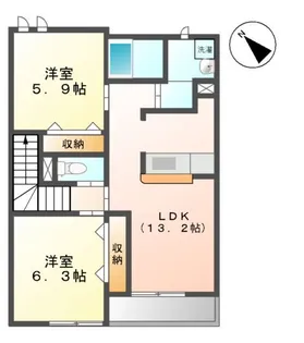 アークガーデンA【2階】の間取り