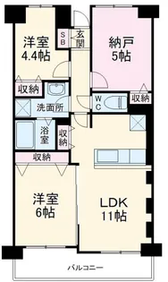 パーク・ノヴァ藤沢【5階】の間取り