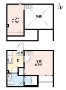埼玉県川口市芝西1【アパート】の間取り