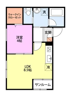 ジュピター大学南【2階】の間取り