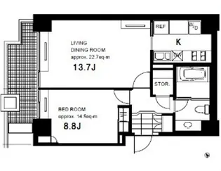 城山トラストコート【2階】の間取り