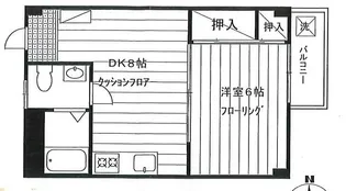 大幹荘【2階】の間取り