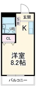 ベイグランデ北栄【4階】の間取り