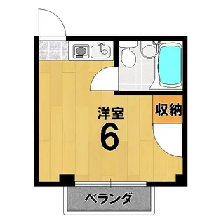 カーサ東一条【2階】の間取り