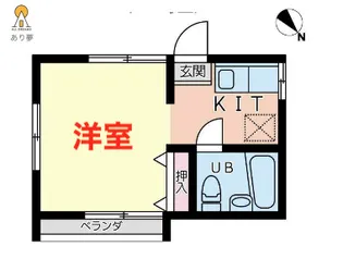 後藤荘 第1【1階】の間取り