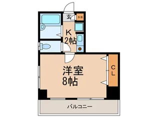 メゾンドソレイユ【4階】の間取り