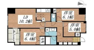 ヒルズ光が丘公園【3階】の間取り