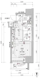 メインステージ浅草国際通り(メインステージアサクサコクサイドオリ)【3階】の間取り