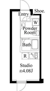 ファーヴァル代々木上原【4階】の間取り
