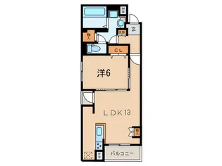 アンジェ アルカン シエル【1階】の間取り