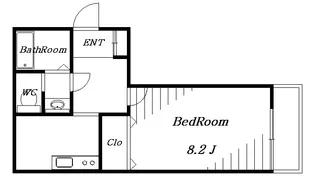 グランデ・コモド【2階】の間取り