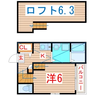 Arc-en-Ciel【1階】の間取り