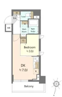 SHOKEN Residence西馬込【4階】の間取り