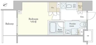 グランスイート麻布六本木【2階】の間取り