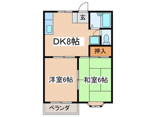 メゾン ミッキー2【1階】の間取り