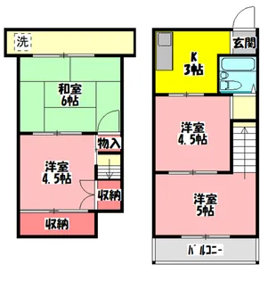 トゥリオーニ守口【4階】の間取り