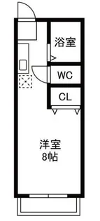 グリーンテラス生田【2階】の間取り