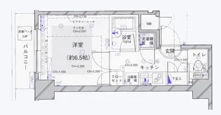 パレステュディオ渋谷EAST【2階】の間取り