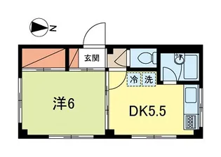 エスポワール・メゾン【2階】の間取り