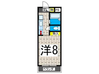 カーサ703【2階】の間取り