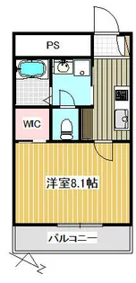 ベルカルムピース【1階】の間取り