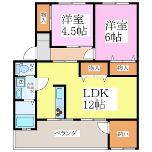 TAIZAN【4階】の間取り
