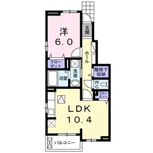 ウェルデンス平塚御殿II【1階】の間取り