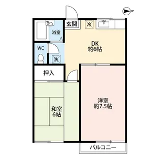 ランドフォレスト八千代【2階】の間取り