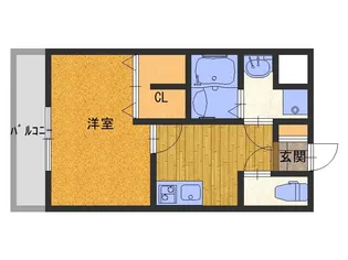 LAND GALAXY【4階】の間取り