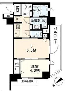 日神デュオステージ板橋【10階】の間取り