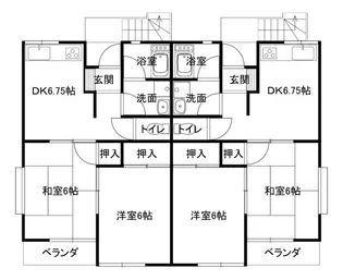 メゾン・ド・アキ【2階】の間取り