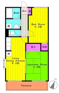 ザ・ガーデン【2階】の間取り