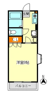 グランヴェール・コガ【1階】の間取り