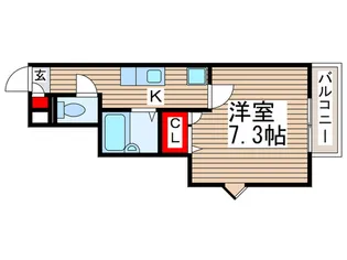 万精ハイツ【2階】の間取り