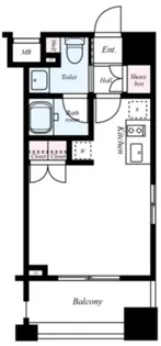 ウィスティリア大森山王【7階】の間取り