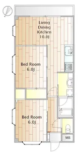 オーキッドハウス【2階】の間取り