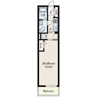 アンド・イー【2階】の間取り