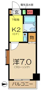 サンヒルズ上大岡A【3階】の間取り