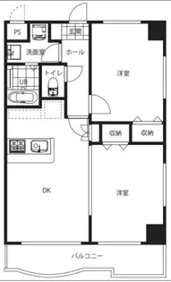 ベルタソーレ【3階】の間取り