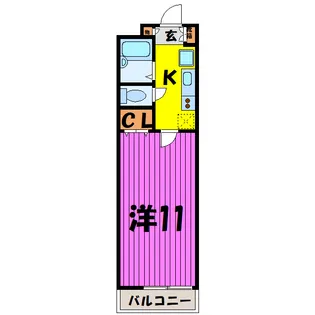 シティテラス籠原(熊谷市籠原南)【2階】の間取り