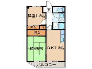 ウィンピア北方【3階】の間取り