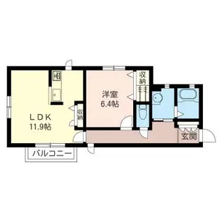 Wind Court L【2階】の間取り