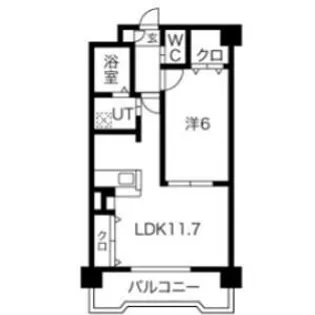 ビクトリア浄水【3階】の間取り